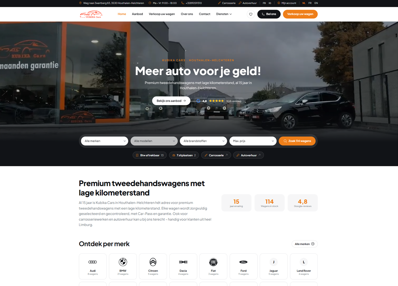 Kubika Cars + AS24 Integratie