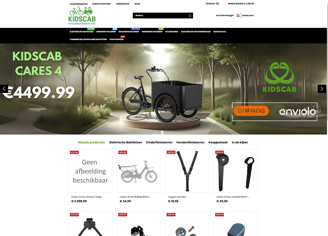Fietkarren Webshop